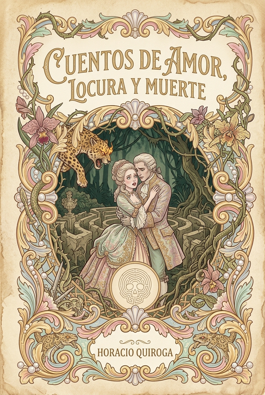 Portada de Cuentos de amor, de locura y muerte